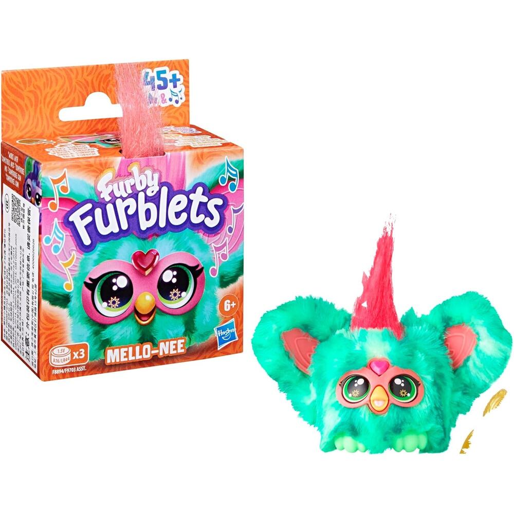 Furby Furblets Mello-Nee Mini Friend, 45+ Sounds NWT
